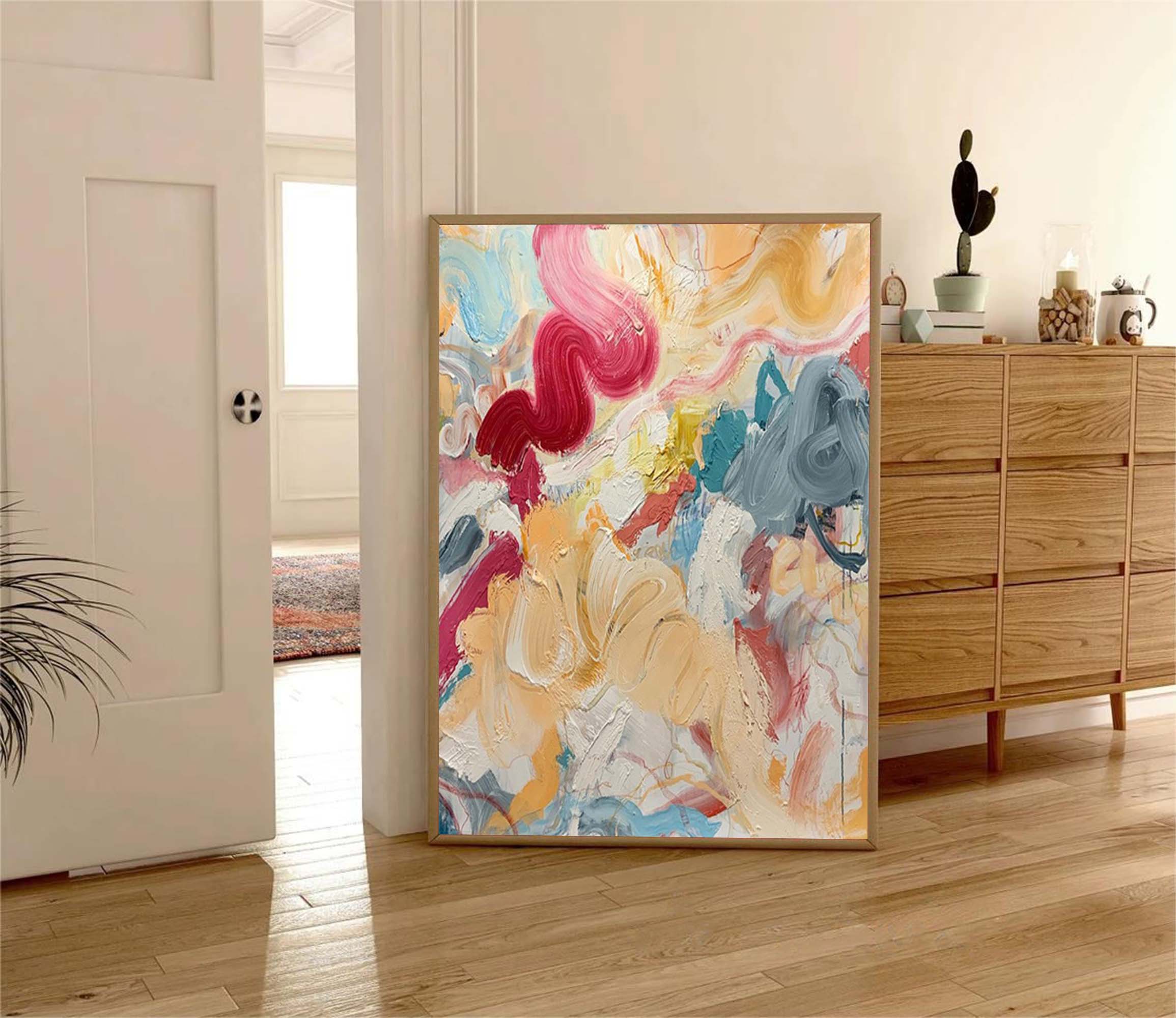 Abstract Canvas Art #AB007