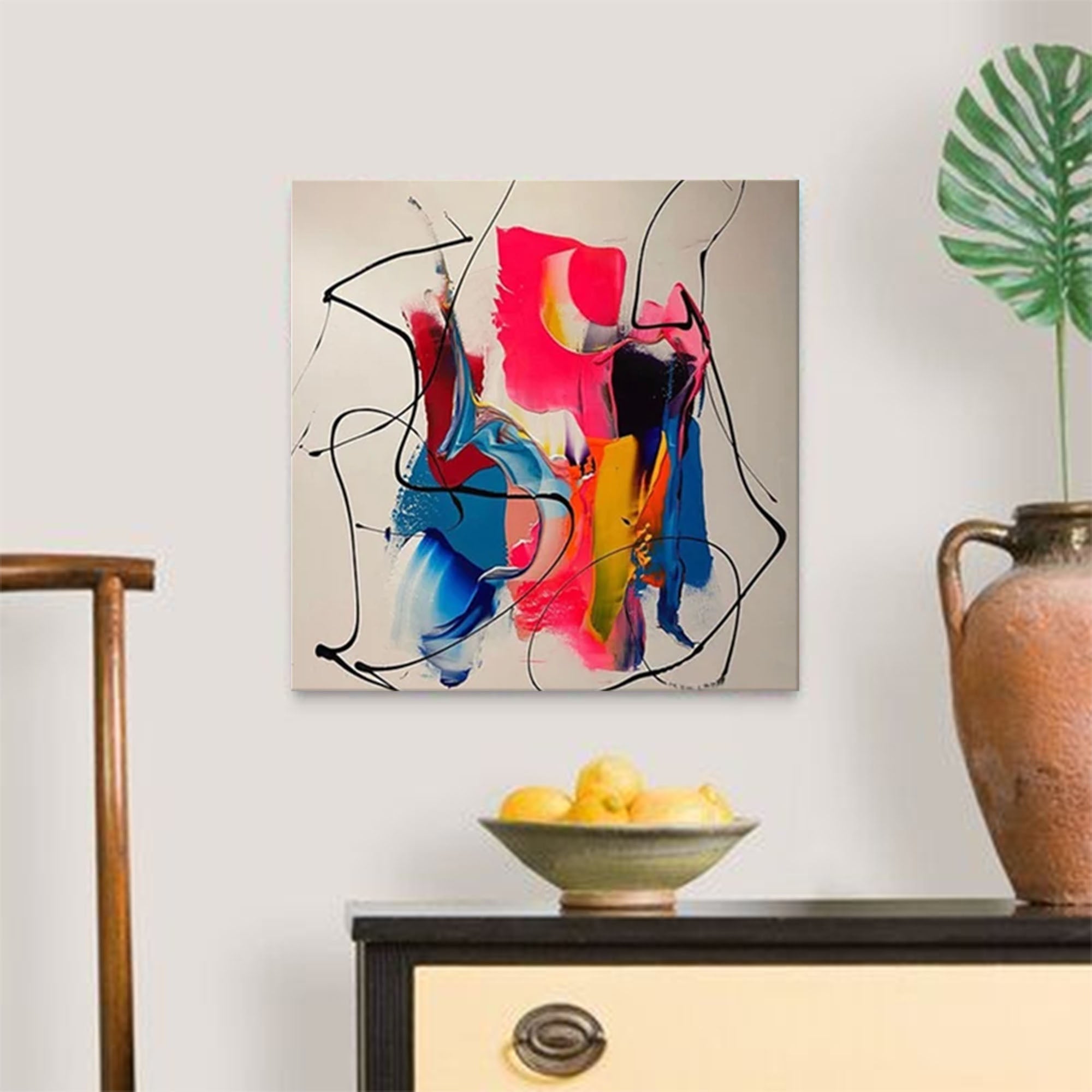 Abstract Canvas Art #AB012