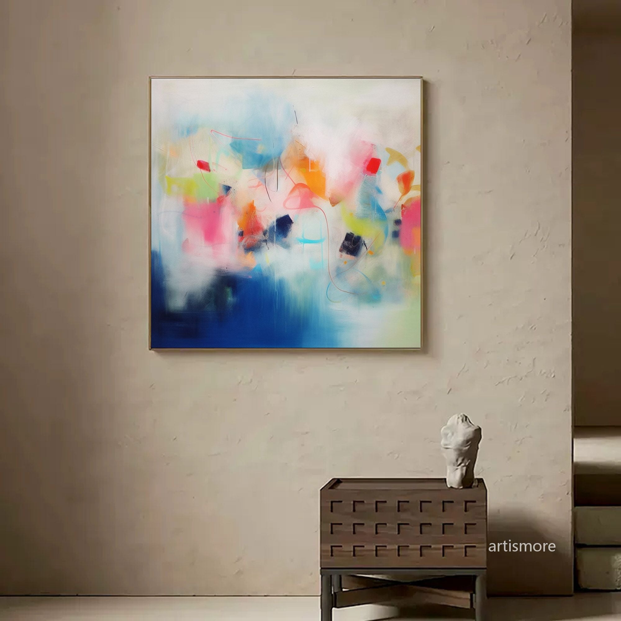 Abstract Canvas Art #AB199