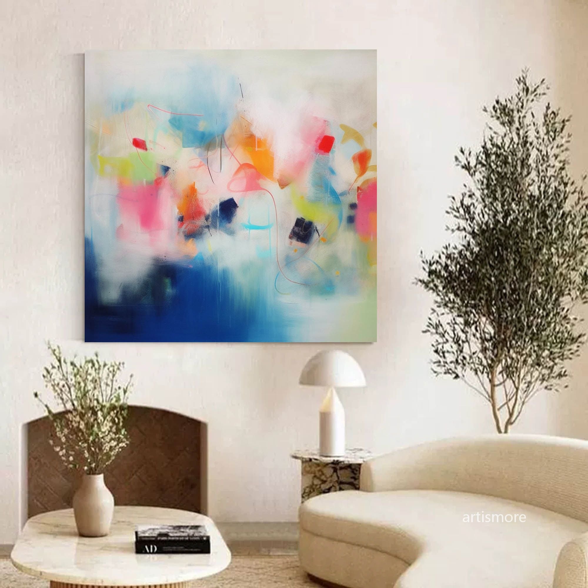 Abstract Canvas Art #AB199