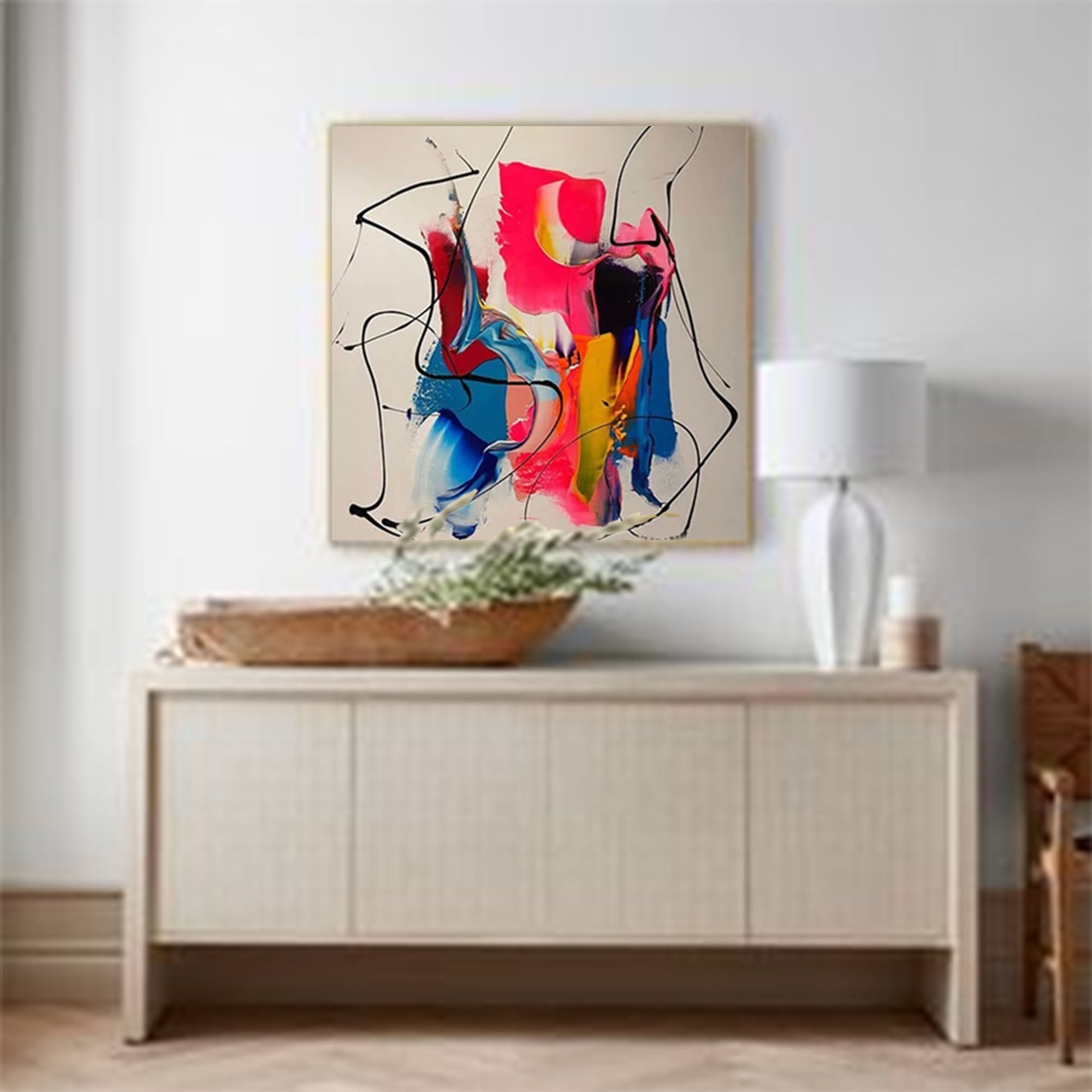 Abstract Canvas Art #AB012