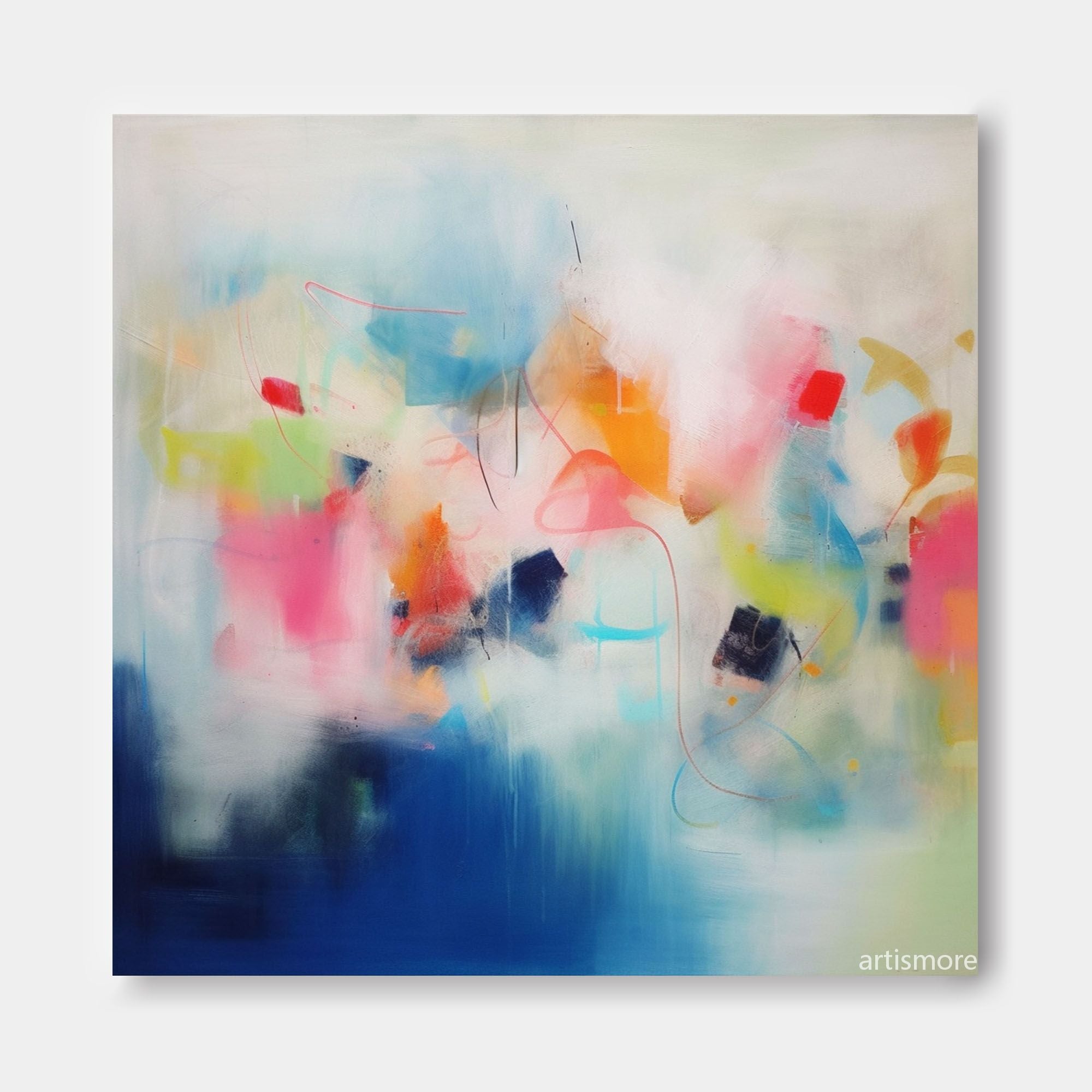 Abstract Canvas Art #AB199